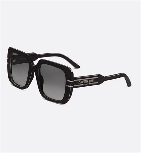 christian dior soreal sunglasses black and grey|DiorSignature S11I Black Square Sunglasses .